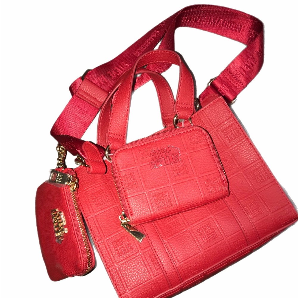 NWT Steve Madden crossbody with detachable bags